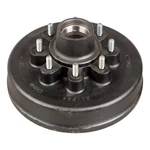 Lippert 122096 Hub drum with cups and studs (8 on 6-1/2" 1/2" studs), 7k