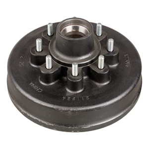 Hub drum with cups and studs (8 on 6-1/2" 1/2" studs), 7k