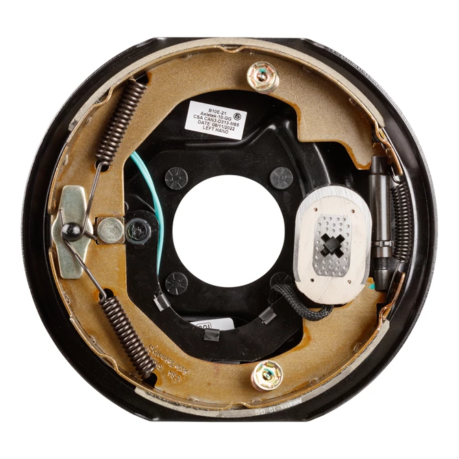 Lippert 122258 Electric brake assembly, left, 3.5k (10" x 2.25")