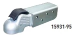 Demco 15931-95 2-5/16" Coupler, 21K Cast Tube Mnt, EZ Latch Composite Handle, Bolt On 3" Tongue