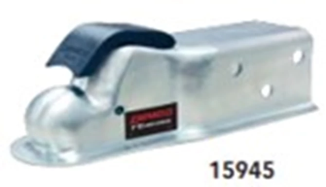 Demco 15945 2" Coupler, EZ Latch Composite Handle, 3 Hole Bolt on 3" Tongue