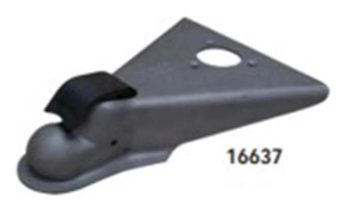 Demco 16637-81 Coupler 2-5/16" 50° 12.5K EZ Latch Composite Handle, A-Frame Weld on with Jack Hole