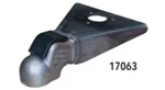 Demco 17063-97 2-5/16" Coupler, Cast Head, EZ Latch Composite Handle, A-Frame Weld on with Jack Hole