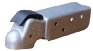 10K 2" Cast Tube Mnt Coupler Plates, 4 Hole Bolt On for 3" Tongue