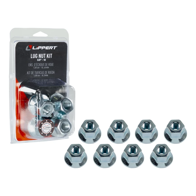 Lippert 2024039634 KIT - 5/8-18 FLANGE LUG NUT