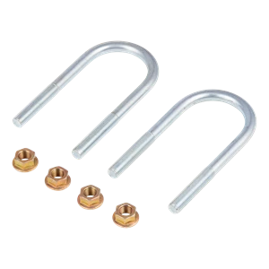 Lippert Axle U-Bolt & Nut Kit - 3/8"-24 x 4.38", 1.75" Tube
