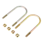 2024117449 Lippert Axle U-Bolt & Nut Kit - 9/16"-18 x 6.625", 3" Tube