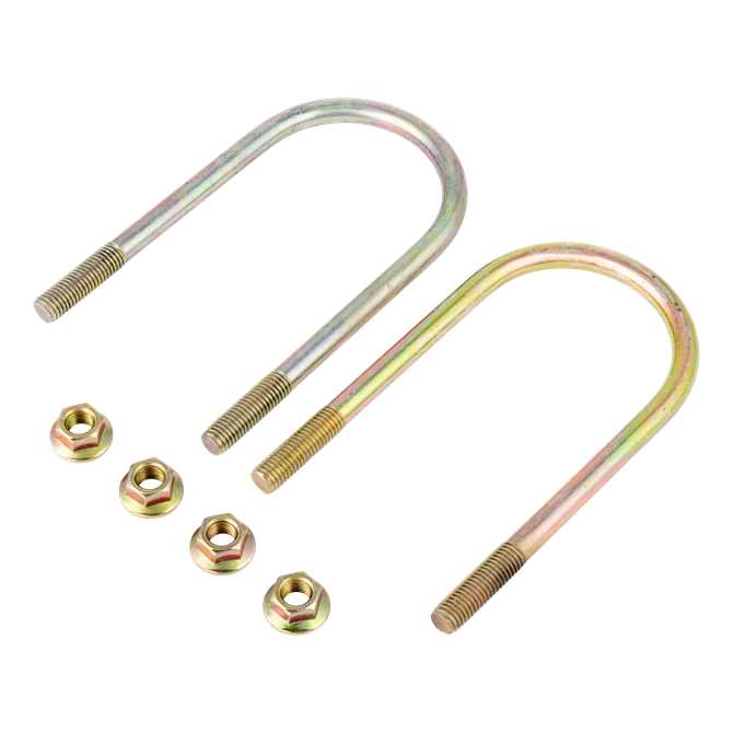 2024117449 Lippert Axle U-Bolt & Nut Kit - 9/16"-18 x 6.625", 3" Tube
