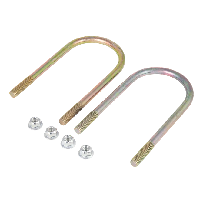 2024117450 Lippert Axle U-Bolt & Nut Kit - 5/8"-11 x 8.75", 4" Tube