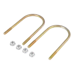 2024117451 Lippert Axle U-Bolt & Nut Kit - 5/8"-11 x 10", 5" Tube