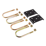 2024118832 Lippert Axle U-Bolt Mounting Kit - 8,000-lb. Axles, 3" Axle Tube, 9/16"-18 Thread Size, 7-1/4" Length
