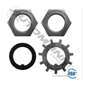Dexter Spindle Nut Pkg 9-10k GD DX Tang/D-Washer & Nut