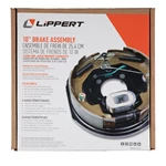 Lippert 296650 10" x 2.25" RH FWSA Elect Brake, 3.5k (Retail Box)