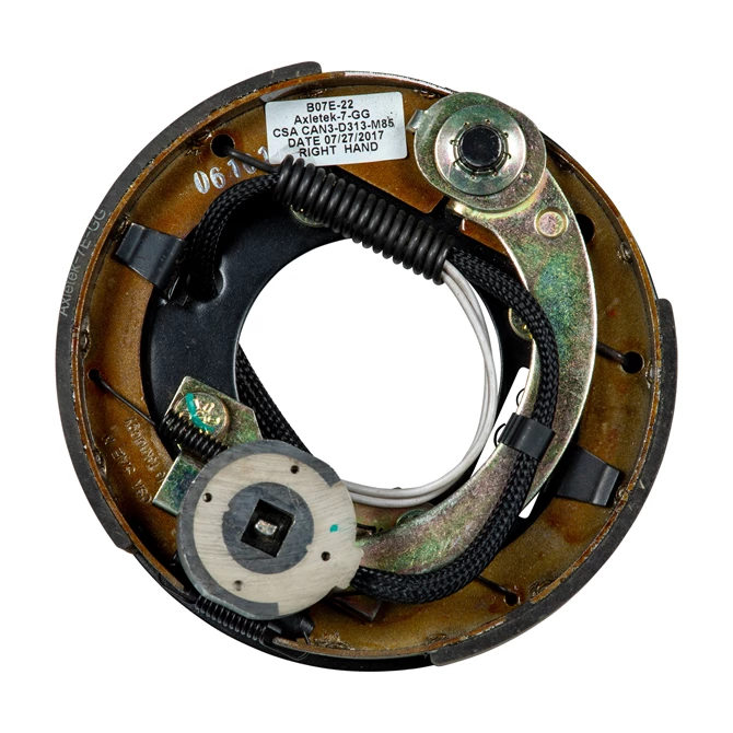 Lippert 389876 7" x 1.25" RH Electric Brake Assembly, 2200# axle (Retail Box)