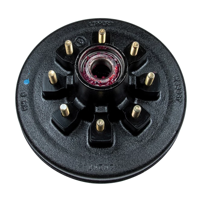 Lippert 814203 12" Brake Hub Assembly 8-6.5 BC; 1/2" stud; 7000# (Retail Box)