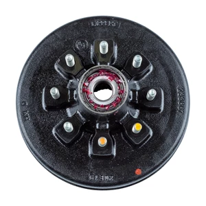 12" Brake Hub Assembly 8-6.5 BC; 9/16" stud; 7000# (Retail Box)