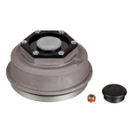 Lippert 85373829 Aluminum grease cap with rubber plug and O-ring, 10-16k