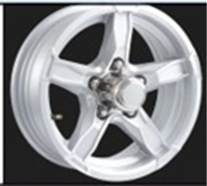 NTI Limited K-JFLG-140-500-5SMF 14X5 5-4.5 SILVER MACHINED FINISH LIGER ALUM RIM W/CAP, PLUG