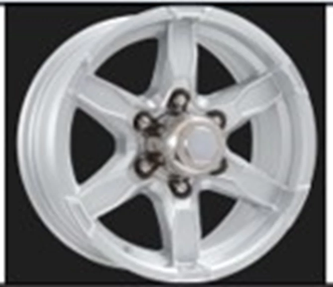 NTI Limited K-JFLG-150-600-6SMF 15X6 6-5.5 SILVER MACHINED FINISH LIGER ALUM RIM W/CAP, PLUG