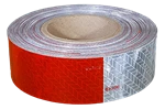 Vision LED AT2-0711-K Conspicuity Tape 2" Wide Red/White Kiss Cut (7 x 11)