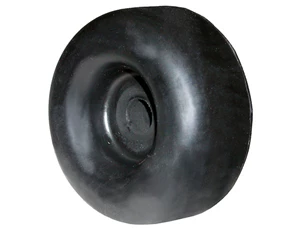 Buyers - Round Rubber Bumper - 2-1/2 Diameter x 1 Inch High - Black