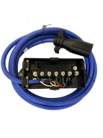Vision LED CH-FM1P-096JB 7-Way, 6 Wire Cord with 7 Pin Junction Box Installed 96” Long  