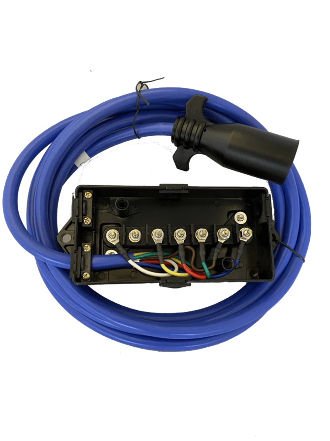 Vision LED CH-FM1P-096JB 7-Way, 6 Wire Cord with 7 Pin Junction Box Installed 96” Long  
