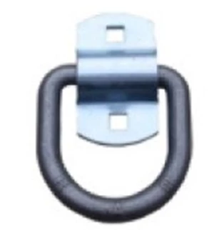 RAM - 1/2" Diameter D-Ring, Forged from C1045 Steel, with 2-Hole Mounting Bracket I.D.2-1/2"x2-3/8", U.B.S. 11780 lbs, S.W.L. 4080 lbs, Zinc