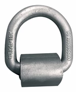 DR-340W RAM - 3/4" Diameter D-Ring, w/ Weld on Mounting Bracket, Forged from C1045 Steel, I.D. 3"x3", U.B.S. 26500 lbs, S.W.L. 9120 lbs