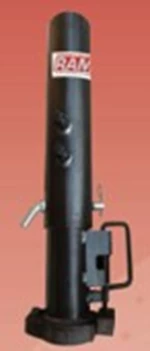 GCPN-25008 RAM - Round Gooseneck Coupler, 25000# Capacity, Cast Cone-Shaped Head,  ¾” Load Bearing Pin, 8” Adjustment