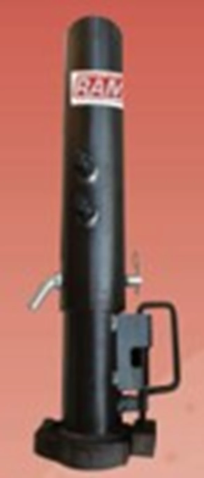 GCPN-25008 RAM - Round Gooseneck Coupler, 25000# Capacity, Cast Cone-Shaped Head,  ¾” Load Bearing Pin, 8” Adjustment