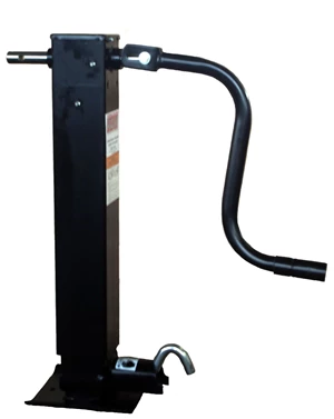 RAM - Heavy Duty Square Jack, 12000# Support Capacity, 10,000# Lift Capacity, w/ Spring Return, Handle and Handle Clip, Side Pin