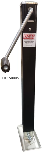 TJD-5000S RAM - Square Drop Leg Jack, 5000# Capacity, Side Wind
