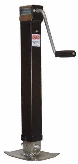 RAM - Heavy Duty Drop Leg Jack, Side Wind, 8000# Support Capacity, 7000# Lift Capacity