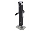 TJDP-7000S-B RAM - Weld-on Pipe Mount Square Jack, 8000# Support Capacity, 7000# Lift Capacity, 15" Lift, Side Wind, w/ Drop Leg