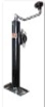 TJP-5001-B RAM - Weld-on Pipe Mount Swivel Jack, 5000# Capacity, 10" Lift, Top Wind, Black