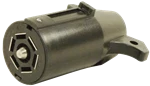 Vision LED WRV-7000-1 7-Way Round Plastic RV Plug (Trailer End)